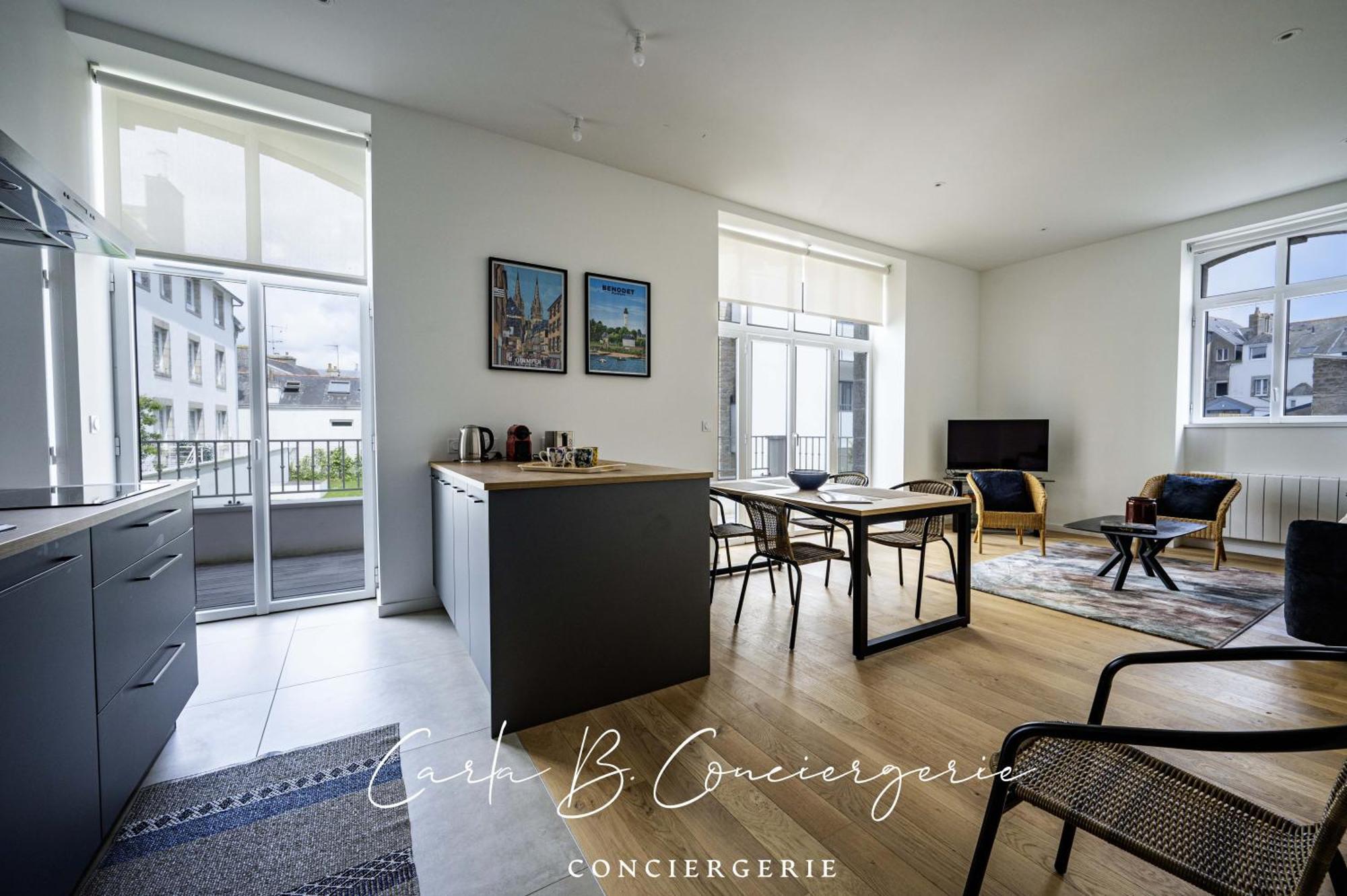 L'Ecrin Concarneau 4 Personnes Appartement Buitenkant foto